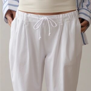 DONNI. The Chino Drawstring Crop Pant